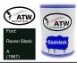 Preview: Ford, Raven Black, A (1967): 500ml Lackdose, von ATW Autoteile West.